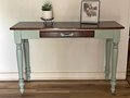 Handmade Solid Oak Sofa Table Entryway Table Farmhouse Style